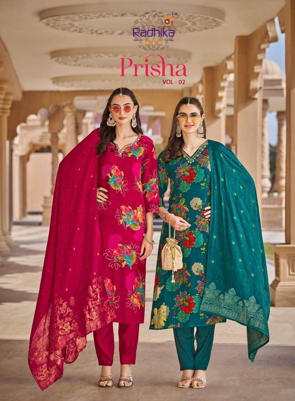 Radhika lifestyle prisha vol 2 Indian kurti wholesalers in bangalore